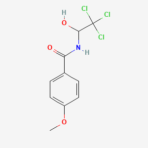 4-methoxy-N-(2,2,2-trichloro-1-hydroxyethyl)benzamide - 
