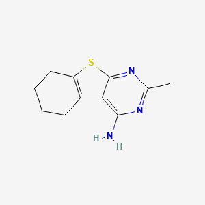 2-Methyl-5,6,7,8-tetrahydro-[1]benzothiolo[2,3-d]pyrimidin-4-amine - 77373-45-6