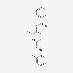 N-{2-methyl-4-[(E)-(2-methylphenyl)diazenyl]phenyl}benzamide - 293765-30-7