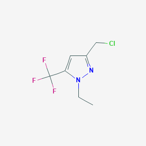 3-(chloromethyl)-1-ethyl-5-(trifluoromethyl)-1H-pyrazole - 