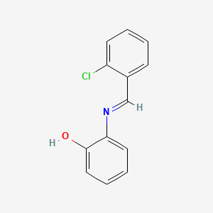 2-[(2-Chlorophenyl)methylideneamino]phenol - 6266-10-0