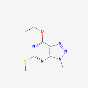 3-methyl-5-(methylsulfanyl)-7-(propan-2-yloxy)-3H-[1,2,3]triazolo[4,5-d]pyrimidine - 