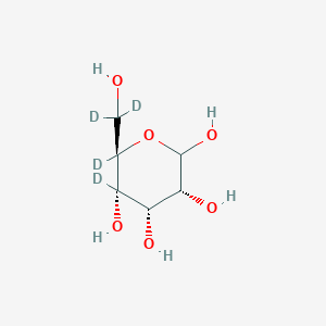 (3R,4R,5S,6R)-5,6-dideuterio-6-[dideuterio(hydroxy)methyl]oxane-2,3,4,5-tetrol - 
