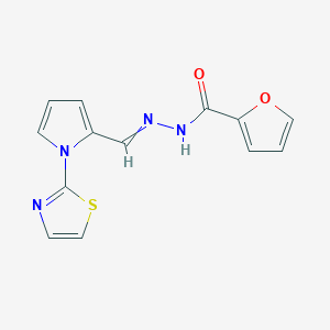 N'-{[1-(1,3-thiazol-2-yl)-1H-pyrrol-2-yl]methylidene}furan-2-carbohydrazide - 