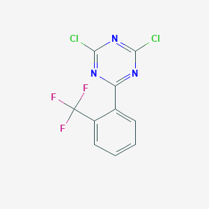 2,4-Dichloro-6-[2-(trifluoromethyl)phenyl]-1,3,5-triazine - 