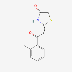2-[2-(2-Methylphenyl)-2-oxoethylidene]-4-thiazolidinone - 