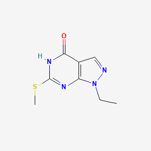 1-Ethyl-6-(methylthio)-1H-pyrazolo[3,4-d]pyrimidin-4-ol - 