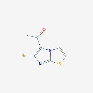 1-(6-Bromoimidazo[2,1-b]thiazol-5-yl)ethanone - 