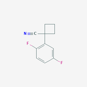 1-(2,5-Difluorophenyl)cyclobutanecarbonitrile - 