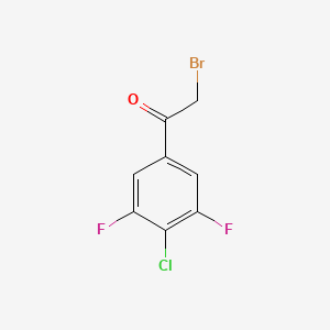 2-Bromo-1-(4-chloro-3,5-difluorophenyl)ethan-1-one - 