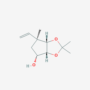 (3aS,4S,6R,6aR)-2,2,4-trimethyl-4-vinyl-3a,5,6,6a-tetrahydrocyclopenta[d][1,3]dioxol-6-ol - 