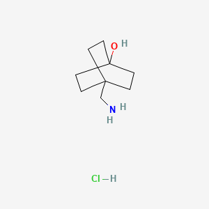 4-(Aminomethyl)bicyclo[2.2.2]octan-1-ol;hydrochloride - 