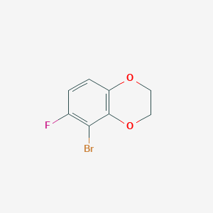 5-Bromo-6-fluoro-2,3-dihydro-1,4-benzodioxine - 