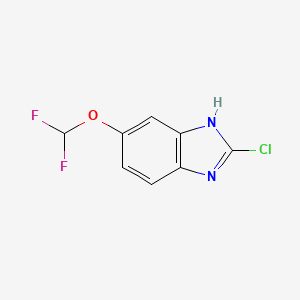 2-Chloro-5-(difluoromethoxy)-1H-benzimidazole - 