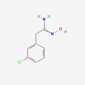 2-(3-Chlorophenyl)-N-hydroxyacetimidamide - 