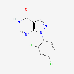 1-(2,4-dichlorophenyl)-5H-pyrazolo[3,4-d]pyrimidin-4-one - 