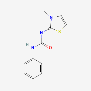 1-(3-Methyl-2-thiazolylidene)-3-phenylurea - 