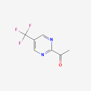 1-(5-(Trifluoromethyl)pyrimidin-2-yl)ethan-1-one - 