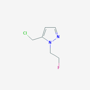 5-(Chloromethyl)-1-(2-fluoroethyl)-1H-pyrazole - 1429418-42-7