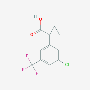 1-[3-Chloro-5-(trifluoromethyl)phenyl]cyclopropanecarboxylic Acid - 