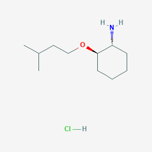(1R,2R)-2-(3-methylbutoxy)cyclohexan-1-amine hydrochloride - 