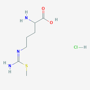 2-Amino-5-{[amino(methylsulfanyl)methylidene]amino}pentanoic acid hydrochloride - 