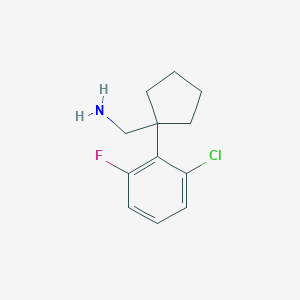1-(2-Chloro-6-fluorophenyl)cyclopentanemethanamine - 