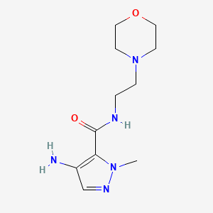 4-amino-1-methyl-N-[2-(morpholin-4-yl)ethyl]-1H-pyrazole-5-carboxamide - 
