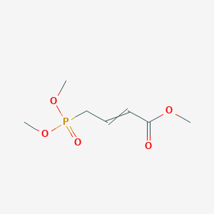 2-Butenoic acid, 4-(dimethoxyphosphinyl)-, methyl ester - 76566-95-5