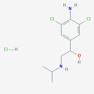 1-(4-Amino-3,5-dichlorophenyl)-2-[(propan-2-yl)amino]ethan-1-ol hydrochloride - 