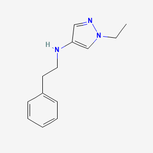 1-ethyl-N-(2-phenylethyl)-1H-pyrazol-4-amine - 