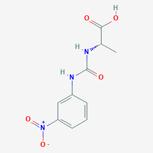 (2S)-2-{[(3-nitrophenyl)carbamoyl]amino}propanoic acid - 