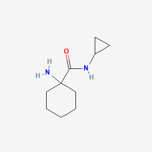 1-amino-N-cyclopropylcyclohexane-1-carboxamide - 