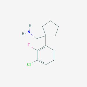 1-(3-Chloro-2-fluorophenyl)cyclopentanemethanamine - 