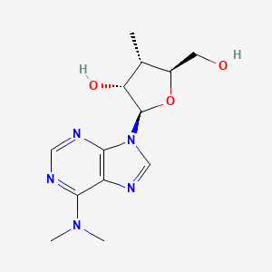 (2R,3R,4S,5S)-2-[6-(dimethylamino)purin-9-yl]-5-(hydroxymethyl)-4-methyloxolan-3-ol - 