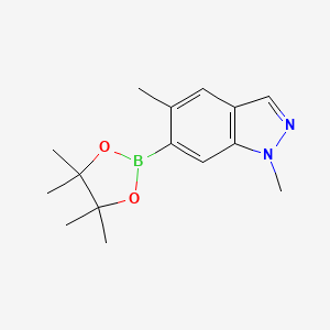 1,5-dimethyl-6-(4,4,5,5-tetramethyl-1,3,2-dioxaborolan-2-yl)-1H-indazole - 