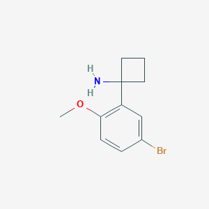 1-(5-Bromo-2-methoxyphenyl)cyclobutanamine - 