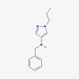 N-benzyl-1-propyl-1H-pyrazol-4-amine - 