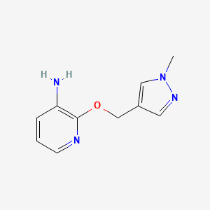 2-[(1-Methyl-1H-pyrazol-4-YL)methoxy]pyridin-3-amine - 