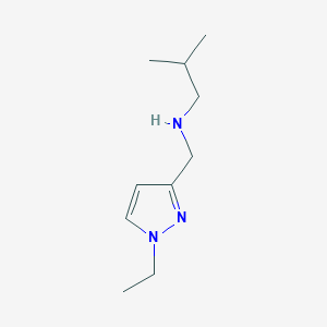 [(1-ethyl-1H-pyrazol-3-yl)methyl](2-methylpropyl)amine - 
