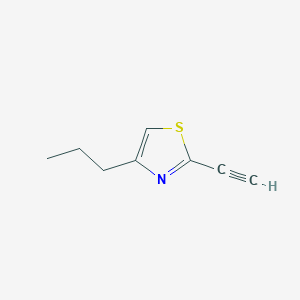 2-Ethynyl-4-propyl-1,3-thiazole - 