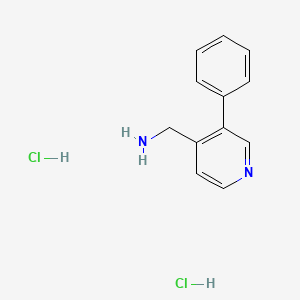(3-Phenylpyridin-4-yl)methanamine dihydrochloride - 