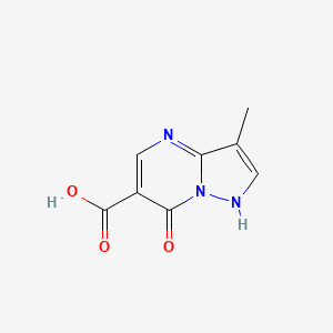 3-methyl-7-oxo-4H,7H-pyrazolo[1,5-a]pyrimidine-6-carboxylic acid - 90110-77-3