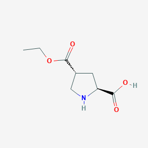 (2S,4R)-4-(Ethoxycarbonyl)pyrrolidine-2-carboxylic acid - 