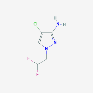 4-Chloro-1-(2,2-difluoroethyl)-1H-pyrazol-3-amine - 