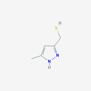 (5-methyl-1H-pyrazol-3-yl)methanethiol - 18193-73-2