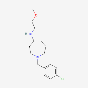 1-(4-chlorobenzyl)-N-(2-methoxyethyl)azepan-4-amine - 