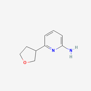 6-(Oxolan-3-yl)pyridin-2-amine - 