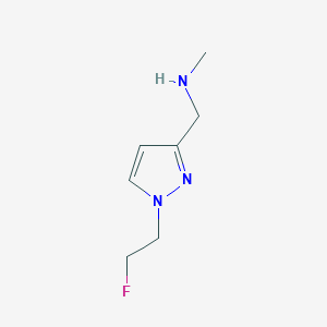 {[1-(2-fluoroethyl)-1H-pyrazol-3-yl]methyl}(methyl)amine - 