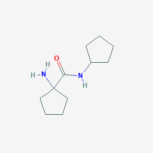 1-amino-N-cyclopentylcyclopentane-1-carboxamide - 